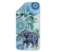 Hip Asciugamano da spiaggia Sport & Travel 50 x 100 cm in polivelluto nr:6795 blu