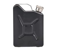 Hip Flask, 150ml Leak Proof Metal Whiskey Flask, 3.94x2.76x1.18 Inches Stainless Steel Wine Barrel Container for Travel, Camping, Trekking, Hiking, Picnic and Gym Hydration