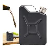 Hip Flask Container, Metal Whiskey Bottle, 3,94 x 2,76 in acciaio inossidabile Leak-Proof Authentic Barrel Design, Compact Travel Size for Camping Trekking Hiking Gym Picnic Outdoor