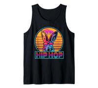Hip Hop Bunny Vintage Retro 80s Easter Sunday Rabbit Canotta