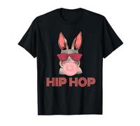 Hip Hop Bunny with Sunglasses Cute Easter Funny Rabbit Lover Maglietta