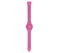 HIP HOP CINTURINO DONNA REGOLABILE COLLEZIONE SOLARE 34MM SILICONE ROSA HBU0533