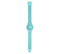 HIP HOP CINTURINO DONNA REGOLABILE E INTERCAMBIABILE SILICONE AZZURRO PER OROLOGIO 34MM HBU0535