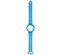 HIP HOP CINTURINO IN SILICONE REGOLABILE COLLEZIONE HERO.DOT AZZURRO HBU1099