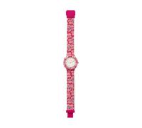 HIP HOP, Collezione Bouquet, Orologio Donna Pink Bouquet, Cinturino in Morbido Silicone e Pratica Chiusura, Cassa 32 mm, Movimento al Quarzo, Resistente all'Acqua, Lunghezza Regolabile, Rosa