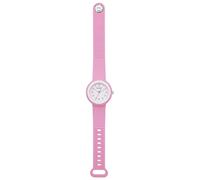 HIP HOP, Collezione Hero.Dot, Orologio Donna, Cinturino in Silicone Soft Touch Intercambiabile, Pratica Chiusura, Lunetta Bianca, Numeri Verdi, Cassa 34 mm, Movimento al Quarzo