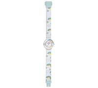HIP HOP, Collezione Kids Fun, Orologio Bambini Rainbow Sky, con Cinturino Intercambiabile in Silicone e Tessuto, Pratica Chiusura, Indici Multicolore, Sfere Lilla, Rosa e Verde, Cassa 28 mm