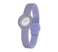 HIP HOP, Collezione Shimmer Crush, Orologio Donna con Lucente Cinturino in Silicone e Tessuto Lurex, Resistente all'Acqua, Movimento al Quarzo, Cassa 32 mm, Idea Regalo Donna