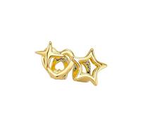 Hip Hop Denti Zanne Cava Forma di Stella Rame Gioielli per il Corpo Accessori Cosplay Adatto per Celebrazioni Moda Hip Hop Zanne Hollow Star Shape Copper Body Jewelry Accessori Cosplay Adatto, One