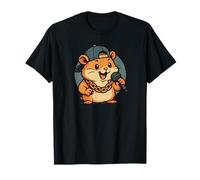 Hip Hop Hamster Mic Drop Maglietta