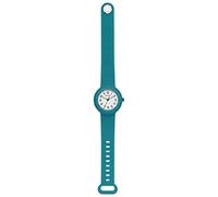Hip Hop, Hero.Dot, Orologio Donna Peacock, con Cinturino in Silicone Soft Touch Intercambiabile, Pratica Chiusura, Lunetta Bianca con Numeri Neri, Cassa 34mm, Movimento al Quarzo, Color Verde Petrolio
