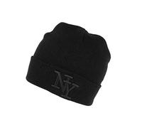 Hip Hop Honour Berretto New York nero con retro in morbida lana Nevy - Unisex