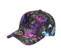 Hip Hop Honour Berretto NY nero e rosa originale Streetwear Baseball Wow Boum - taglia unica - nero