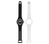 HIP HOP HWU1233, Collezione Master, Orologio Uomo con Cinturino in Silicone Intercambiabile e Regolabile, Cassa 41 mm, Resistente all'Acqua Fino a 50 m, Lunghezza 19 cm