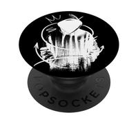 Hip Hop Ninja Shadow Warrior - Felpa con cappuccio, stile rapper, streetwear PopSockets PopGrip Adesivo