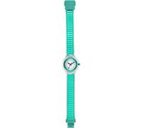HIP HOP Orologio donna SHEER COLORS quadrante bianco e cinturino in poliuretano verde, movimento SOLO TEMPO - 3H QUARZO