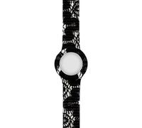 HIP HOP Orologio HBU1185 DONNA LACE quadrante MONO-COLORE NERO e CINTURINO SILICONE STAMPATO NERO