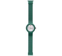 HIP HOP Orologio HWU0173 UOMO MULTIFUNZIONE quadrante CON LOGO BIANCO movimento MULTIFUNZIONE QUARZO e CINTURINO SILICONE VERDE