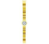HIP HOP Orologio HWU0346 DONNA MILLERIGHE quadrante CON LOGO BIANCO movimento SOLO TEMPO - 3 LANCETTE QUARZO e CINTURINO SILICONE GIALLO