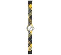 Orologio HIP HOP TARTAN PIED DE POULE Small 32mm Silicone Colorato Tessuto