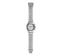 HIP HOP Orologio HWU0730 UOMO ALUMINIUM CHRONO quadrante MONO-COLORE BIANCO movimento CRONOGRAFO QUARZO e BRACCIALE ALLUMINIO ARGENTO