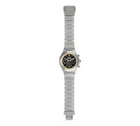 HIP HOP Orologio HWU0733 UOMO ALUMINIUM CHRONO quadrante MONO-COLORE NERO movimento CRONOGRAFO QUARZO e BRACCIALE ALLUMINIO ARGENTO