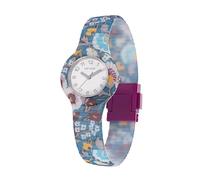 HIP HOP Orologio HWU1299 DONNA FLORA quadrante MONO-COLORE BIANCO movimento SOLO TEMPO - 3 LANCETTE QUARZO e CINTURINO SILICONE VERDE
