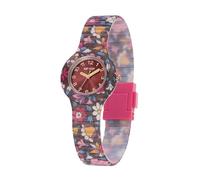 HIP HOP Orologio HWU1301 DONNA FLORA quadrante MONO-COLORE ROSSO movimento SOLO TEMPO - 3 LANCETTE QUARZO e CINTURINO SILICONE BORDEAUX