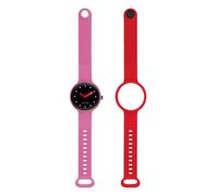 HIP HOP Orologio HWU1312 DONNA HERO.NEXT quadrante MONO-COLORE NERO movimento SMARTWATCH SMARTMODULE e CINTURINO SILICONE RED/PINK