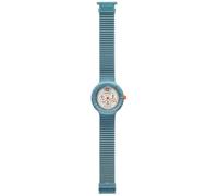 HIP HOP Orologio HWU0176 UOMO MULTIFUNZIONE quadrante CON LOGO GRIGIO movimento MULTIFUNZIONE QUARZO e CINTURINO SILICONE BLU