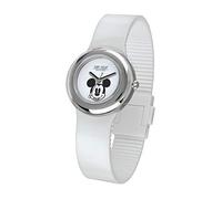 Orologio HIP HOP MICKEY METAL HWU0920 Small 32mm Silicone Bianco Topolino