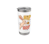 Hip Hop Rabbit Bunny Easter Lover Bicchiere termico in acciaio inox doppia parete