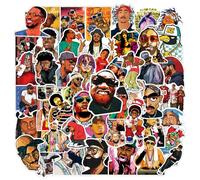 Hip Hop Rap, 2 x 50 pezzi, set di adesivi Hip Hop, adesivi in vinile impermeabili, adesivi cantanti alla moda, motivo graffiti punk stickers per ragazzi e adulti