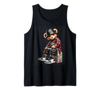 Hip Hop Teddy Bear Style Vibes Friends Canotta