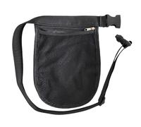 Hip Pickleball Pouch Carrier, Sweatproof Oxford Cloth Ball Bag, Mesh Design Ball Bag, Multifunctional Ball Band Holder, Adjustable Pickleball Holder 7.28x10.24 Inches for Outdoor Activities (Black)