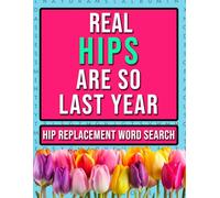 Hip Replacement Word Search: Funny Post Op Recovery Activities For Women & Men