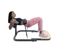 Hip Thrust - Macchina per allenamento dei glutei, pieghevole, con 2 fasce elastiche di resistenza da 14 kg, per allenare i glutei fino a 150 kg, per il fitness a casa