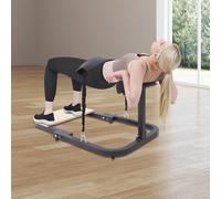 Hip Thrust - Panca da fitness pieghevole ad alta resistenza con 2 resistenze, cuscino ad alta densità e piastra antiscivolo, portata fino a 150 kg