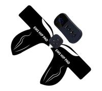 Hip Trainer - Electronic Muscle Stimulator for Workout | 6 Modes 18-Level Smart Hip Exercise Device, Wireless Glute Toner Pad for Home Gym Fitness Pilates Yoga Office Travel, 36.5x19.2cm White Pink