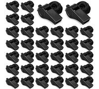 Hipat 36 fischietti per sport all'aria aperta con cordino, fischietti dal suono molto forte, perfetti per arbitri, allenatori, emergenze