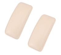 HIPATU 2 Pezzi Ginocchiera in Pelle Dell'Auto per Audi A1 A3 A4 A5 A6 A7 A8 A4L A6L A8L Q2 Q3 Q5 Q7 Q5L, Morbida Side Console per Ginocchio Cuscino Pad Interno Auto Accessori,Beige