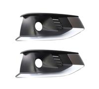 HIPATU 2 Pezzi Griglia Fendinebbia Sinistra Destra per Auto per Audi A4 B9.5 2020 2021 2022, ABS Copertura Griglie Fendinebbia Paraurti Anteriore Sostituire Auto Accessori