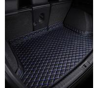 HIPATU Auto Tappetino per Bagagliaio per Alfa Romeo Stelvio 2017-2021 2022 2023 2024, Antiscivolo Impermeabile Protezione Auto Vasca Baule Tappeto Accessori,F-Black-Blue-Plus