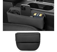HIPATU Scatola Portaoggetti per Seggiolino Auto per BMW Z4 Roadster E85 E89 G29 / Coupe E86, Organizer Sedile Accessori Interno Multifunzionale Laterali,C-Black