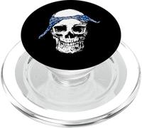 HipHop Skull & Blue Do Rag Bandana Old School Rap Retro PopSockets PopGrip per MagSafe
