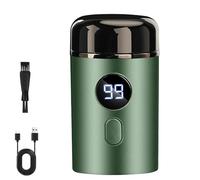 Hipinference Shaver, Hipinference Mini Portable Electric Travel Shaver for Men, Pocket SizeShavers with Led Display, Ipx7 Washable, USB Rechargeable Waterproof Face Beard Trimmer (Green)