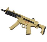 HiPlay 1/6 Scale Action Figure Accessory: MP5 Submachine Gun Model for Miniature Collectible Figure A5 RAS