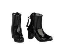 HiPlay 1/6 Scarpe Stivaletti Neri Femminili Accessorio per Figure Azione da 12 Pollici