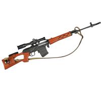 HiPlay Accessorio per action figure in scala 1/6: SVD modello di fucile da cecchino per figura da collezione in miniatura da 12 pollici ZY2012A (modello fucile da cecchino SVD)