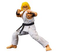 HiPlay JADA Toys, Street Fighter: Ken - White Outfit, 1/12 Scale Collectible Action Figure Set completo